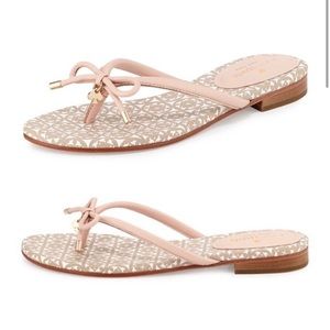 Kate Spade Mistic blush/tan sandal size 8 EUC
